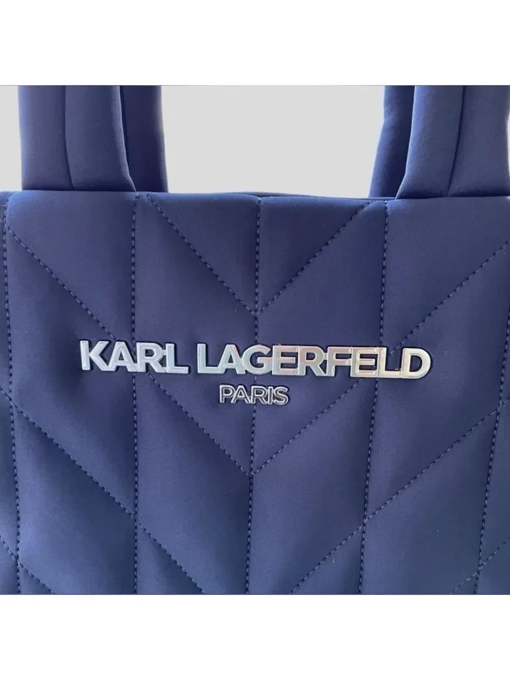 Karl Lagerfield Puffy Blue Tote LH5A18CA